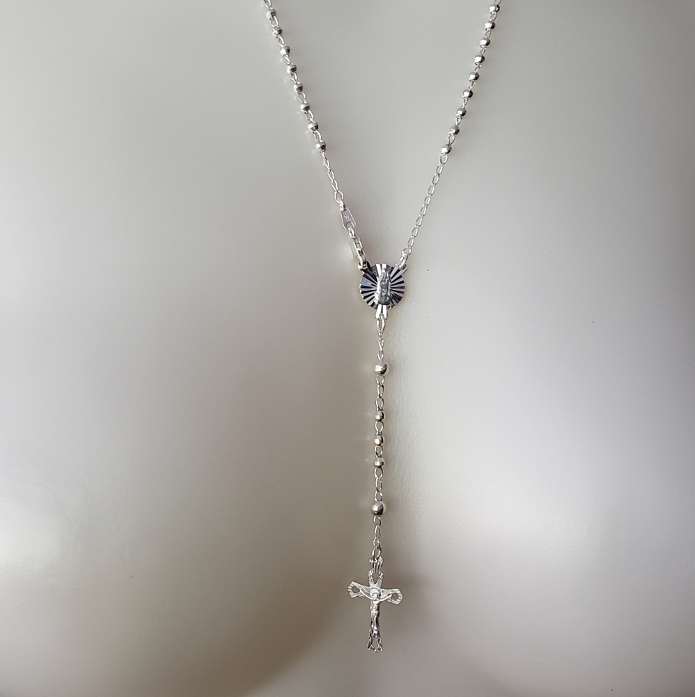 Taxco .925 Sterling Silver Rosary